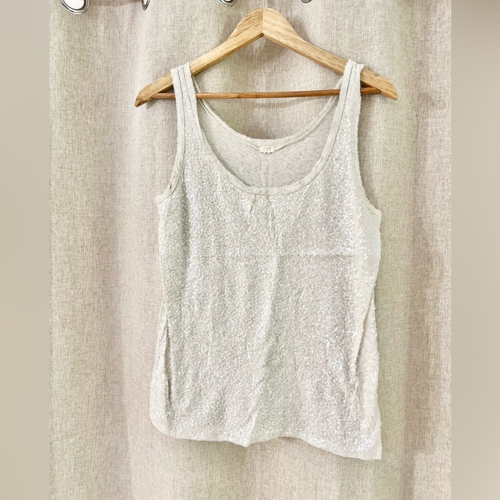 J. Crew sequin Top